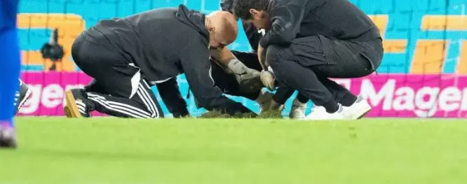 When the Earth Answered Back: Austria’s Pitch Falls Away During Dramatic Win